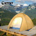 2.8kg yellow Trekking Camping tent wind resistant